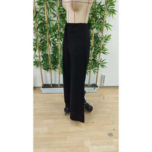 <span class=keywords><strong>Pantaloni</strong></span> da donna a vita alta, gamba larga, con tasche dettagliate, in crêpe importato (<span class=keywords><strong>senza</strong></span> <span class=keywords><strong>cintura</strong></span>), 31064 - Nero - Product Image 5