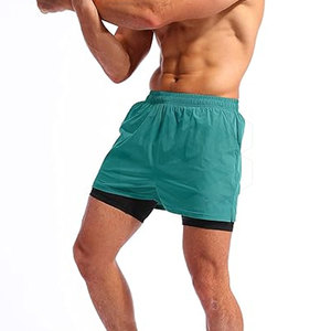 Double <b>Layer</b> Athletic Shorts Premium Quality Plus Size Shorts for Adult Latest Design Reasonable Price - Product Image 1