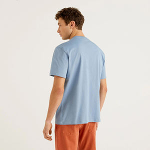 Camiseta de ajuste extragrande para hombre de algodón de alta calidad Premium 100%, impresión personalizada con diseño de logotipo de servicio OEM, Color personalizado - Product Image 6