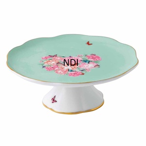 Plateau à gâteaux design unique pour fêtes de mariage Finition en émail Support à gâteaux moderne et élégant en métal Support à cupcakes tendance - Product Image 1