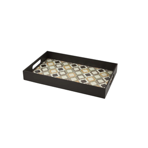 Wooden Eco- Friendly <b>Rectangular</b> Food <b>Trays</b> Rustic Wooden Serving <b>Trays</b> With Handle for Kitchen - Product Image 2
