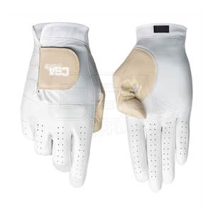 Custom Logo Leather Anti <b>Slip</b> Soft Golf Gloves Whole Sale Price 2025 Unique Design Sheepskin Golf Gloves - Product Image 4