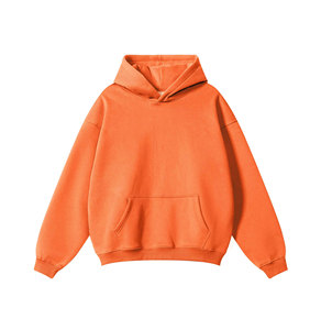 Personnalisé Vintage Lavage À L'acide Boxy Cropped Hoody Unisexe 100% Coton Prolmer Sweat Sérigraphie Streetwear Pull À Capuche - Product Image 1