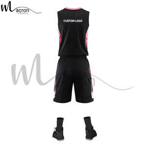 เครื่องแบบบาสเก็ตบอลของผู้ชายเสื้อและกางเกงขาสั้นเครื่องแบบบาสเก็ตบอลดีไซน์ล่าสุด - Product Image 6