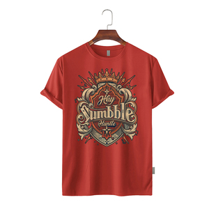 T-shirt décontracté en coton tricoté respirant grande taille pour homme 2026, séchage rapide, fabrication OEM, conception personnalisée, vente en gros - Product Image 2