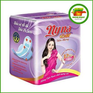 Bolsas de plástico PE duraderas impresas personalizadas Embalaje industrial hecho en Vietnam para toallas sanitarias y cuidado personal de mujeres - Product Image 2