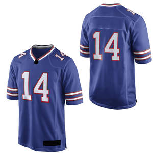 Maillot de football américain tendance en gros, prix personnalisé, manches courtes, respirant, vêtements d'entraînement sportif pour adultes, logo du nom de l'équipe - Product Image 6