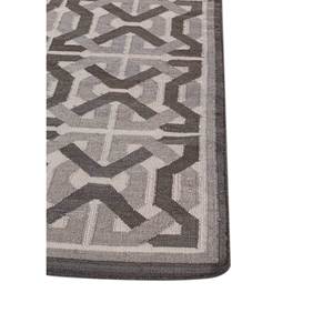 Alfombras Geométricas de Lana Alhambra en Gris y Negro, Tejido Plano para el Hogar, Pasillo, Rectangulares a Rayas-ADWL-13211 para Dormitorio, Sala de Estar - Product Image 4