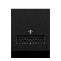 Caisson de basses alimenté par l'unité de démonstration Yamaha DXS15 MkII la plus récente, avec entrée/sortie XLR