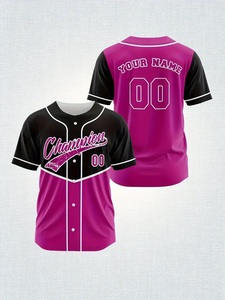 ชุดเครื่องแบบเสื้อเบสบอลผ้าเจอร์ซี่แบบสั่งทำชุดเปล่าวัสดุที่ดีที่สุดตามต้องการ - Product Image 5