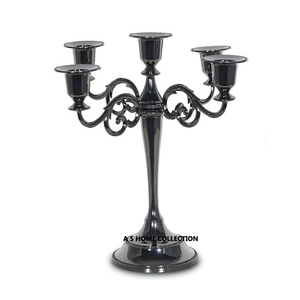 Candélabre décoration de la maison en métal Royal meilleure qualité mariage et décoration de sol métal finition antique candélabre à 6 bras - Product Image 2