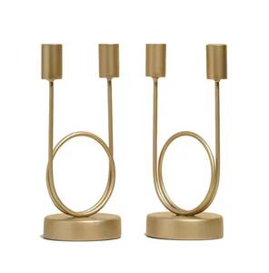 New Design Handmade Iron Candle Stand Silver Pillar Holder <b>for</b> <b>Sale</b> Metal Candle Holder <b>for</b> Home Decoration - Product Image 4