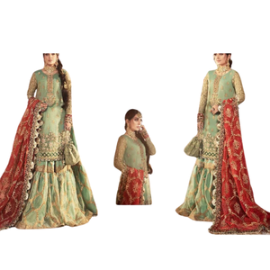 VENTA CALIENTE TOP EXIGENTE MEJOR CALIDAD NUEVO PAKISTANI TAMAÑO LIBRE DISEÑADOR DESPIECE DE FIESTA ROPA CASUAL MUJER LISTO PARA USAR VESTIDO OEM - Product Image 1