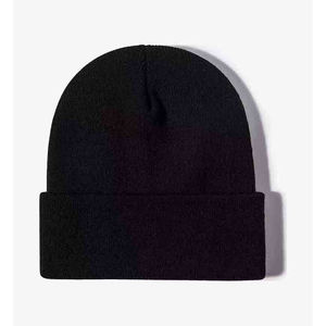 Gorro de punto cálido de invierno de lujo para hombres y mujeres, diseñador de marca, bordado 3D, transpirable, de secado rápido, Unisex - Product Image 6