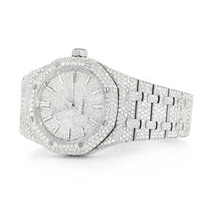 Reloj de Moissanita con Incrustaciones de Diamantes, Modelo de Regalo de Lujo - Product Image 2