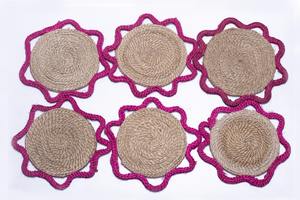 Woven Round Decorative Handmade Baskets <b>Large</b> Rattan Wall Decors <b>Art</b> for Farmhouse Hanging Woven Wall Basket Decor From BD - Product Image 4