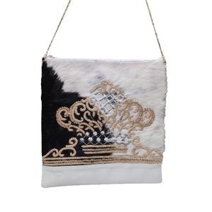 Sac messager en toile pour femme, design bohème indien, fait à la main, élégant, pochette à bandoulière pour les soirées, les courses, les fêtes, vente en gros - Product Image 3