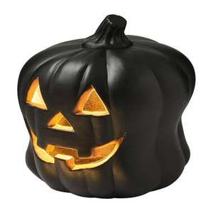 Decoración de Calabaza de Halloween de Metal con Acabado en Níquel Plateado, Suministro al por Mayor para Decoración del Hogar de Otoño y Cosecha, Duradera para Mesa - Product Image 6