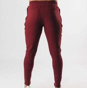 Pantalon de jogging décontracté de haute qualité pour hommes en marron grande taille 5XL 240gsm toile taille moyenne pantalons de survêtement style empilé - Product Image 4