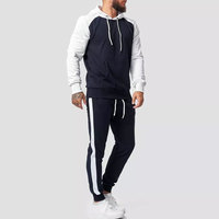 Survêtement pour homme 2 pièces sweat à capuche ensembles jogging décontracté combinaisons athlétiques