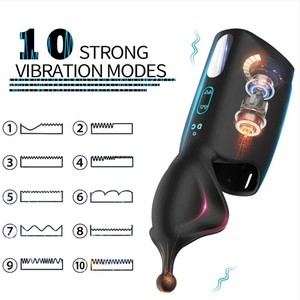 BR mâle masturbateur pénis retard formateur électrique impulsion vibrateur automatique Oral Climax gland Massage chatte jouets sexuels pour hommes - Product Image 5