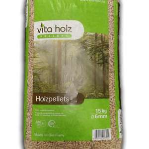 Granulés de bois d'Ukraine de qualité AA, briquettes de 15 kg, combustible de cuisson - Norme A1 - Product Image 1