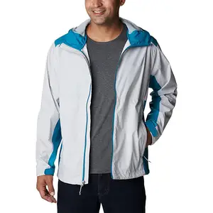 เสื้อแจ็คเก็ตกันลมมีฮู้ดสำหรับผู้ชาย,เสื้อแจ็คเก็ตกันฝนโพลีเอสเตอร์แท้ดีไซน์ใหม่ปี2022