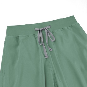 ชุดเครื่องแบบโรงพยาบาลพร้อมผ้าถักทอเสื้อกางเกงคอตตอนเนื้อนุ่มสไตล์พยาบาลผิวสัมผัสนุ่มแบบพรีเมี่ยม - Product Image 4