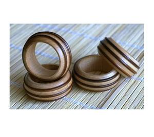 Rond de serviette décoratif moderne écologique en bois naturel de haute qualité décoration de Table stockée pour les fêtes mariages réceptions - Product Image 4