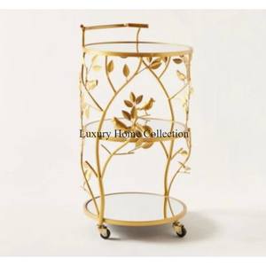 Table de centre de fantaisie de couleur grise et or de forme ronde grande taille conception attrayante maison hôtel et villa fourniture de meubles de luxe - Product Image 5