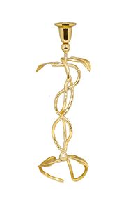 Portavelas de Metal dorado para fiesta de Navidad, boda, evento, centro de mesa, soporte de vela decorativo moderno para Decoración de mesa - Product Image 3