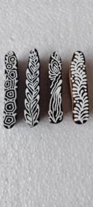 Custom Made <b>Wooden</b> Hand Carved Henna and Mehendi Printing Finger <b>Blocks</b> Suitable for Printing on Fingers by Henna Artists - Product Image 3