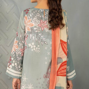 2025 traje de lino Salwar Kameez pakistaní de alta calidad para mujer, ropa de mujer de alta calidad, producto de venta superior, traje de lino - Product Image 4