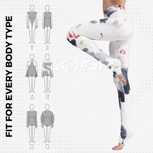 Leggings Deportivos para Mujer, de Cintura Alta, Secado Rápido, con Estampado por Transferencia de Calor, para Gimnasio y Yoga - Product Image 4