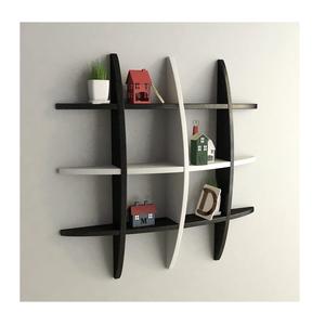 ชั้นวางของไม้รูปโลกสำหรับตกแต่งห้องนั่งเล่นชั้นเก็บของติดผนัง - Product Image 1