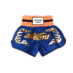 Nouveaux shorts de boxe en satin personnalisés pour hommes, extensibles, unis, trunks de combat, vêtements d'arts martiaux, 100% polyester, légers, séchage rapide - Product Image 4
