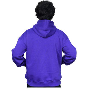Nouveau sweat à capuche violet pour hommes 100% coton polaire pull à capuche décontracté Streetwear en gros de qualité supérieure coupe ajustée taille confortable - Product Image 5