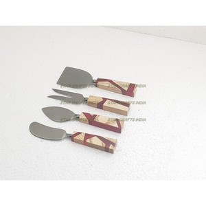 Top Quality Indian Company STAR <b>CRAFT</b> INDIA Stainless Steel Silver Cutlery & Resin Hand for Kitchen Hotels Restaurant - Product Image 5