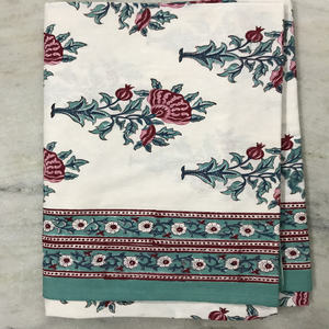 Sábanas King Size 100% Algodón, Estampado a Mano, Alta Calidad, Modernas, Ecológicas, con Diseño Floral, Precio de Mayoreo - Product Image 3