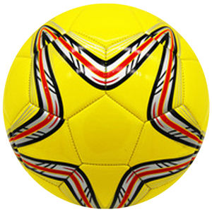 Ballon de football personnalisé en cuir pakistanais, imprimé sur mesure, en PVC, coloré, cousu à la machine et à la main, avec logo personnalisé - Product Image 5