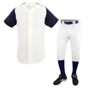 Uniformes de béisbol transpirables de poliéster 100% personalizados de calidad superior del fabricante Última ropa de equipo para hombres - Product Image 1