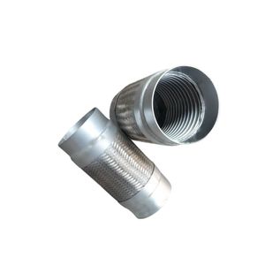 Alta calidad, 6 pulgadas X 50cm, 2mm de espesor, sistema de escape Universal de acero inoxidable 304, tubo flexible trenzado Flexible con extremos CS - Product Image 3