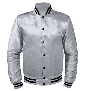 Chaquetas Varsity de Béisbol Personalizadas para Hombre, Cálidas, Casuales, de Gran Tamaño, con Cuello Alto, de Lona y Algodón, Cortavientos - Product Image 1