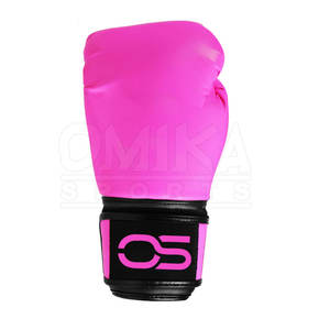 Gants de boxe en cuir 8oz & 12oz sur mesure pour adultes équipement sportif d'entraînement de kickboxing avec poignées à motif imprimé - Product Image 2