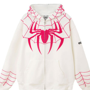 Oversized Custom Rhinestone DTF DTG Impreso Sudadera con capucha para hombres Streetwear Pullover Sudadera Fábrica al por mayor - Product Image 1