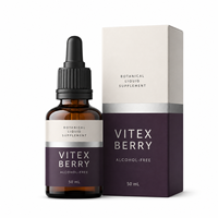 Extrait liquide de baies de Vitex 8-en-1 avec Maca et Ashwagandha pour le soutien de l'équilibre hormonal féminin, gouttes bien-être pour les troubles du cycle menstruel, complément alimentaire