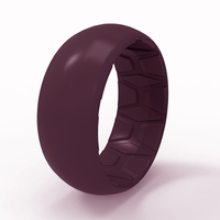 2024 Usine Personnalisé Sport Silicone Bagues Nouveau Design Fitness Silicone Anneau Silicone Anneaux Bandes De Mariage pour Hommes