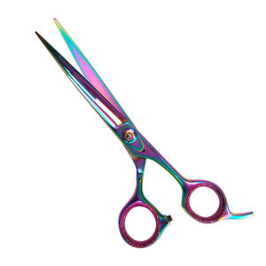 Ciseaux à cheveux professionnels en acier inoxydable à haute teneur en carbone de 6.5 pouces Ciseaux de coupe de cheveux de salon de coiffure avec poignée en céramique - Product Image 1