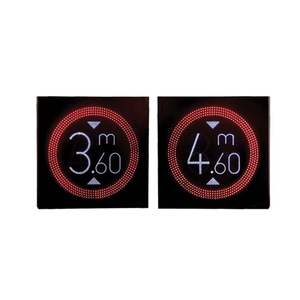 ป้ายไฟ LED ขนาด 100x100 ซม. ปรับความสูง/ความคมชัดได้ สำหรับการจราจร - Product Image 1