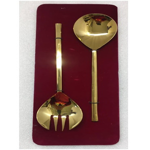 Finition or acier inoxydable Design tendance nouvelle forme personnalisée vente chaude ensembles de couverts ustensiles - Product Image 1